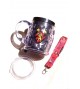 Caneca Térmica com Tampa  E CORDÃO -Sport  450 ml-Produto Oficial Licenciado